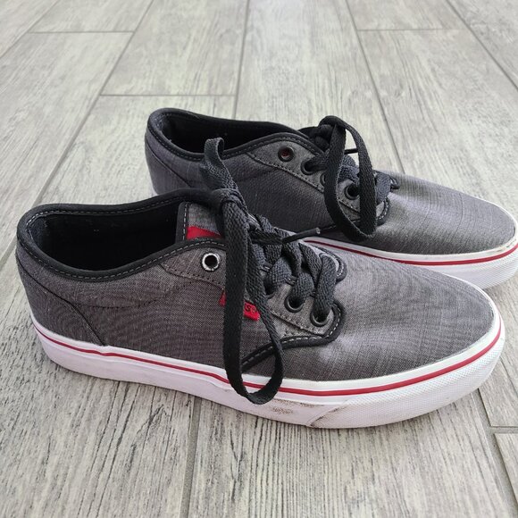 Vans mens Atwood textile black grey and red low top canvas sneakers size 7 - Picture 5 of 12